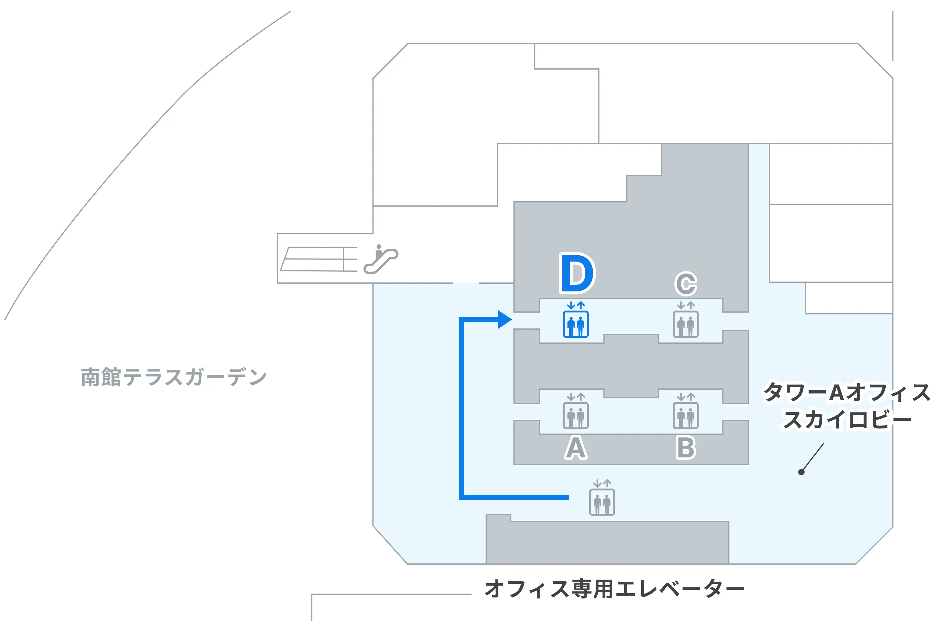 大阪本社 32Fオフィスへのご案内