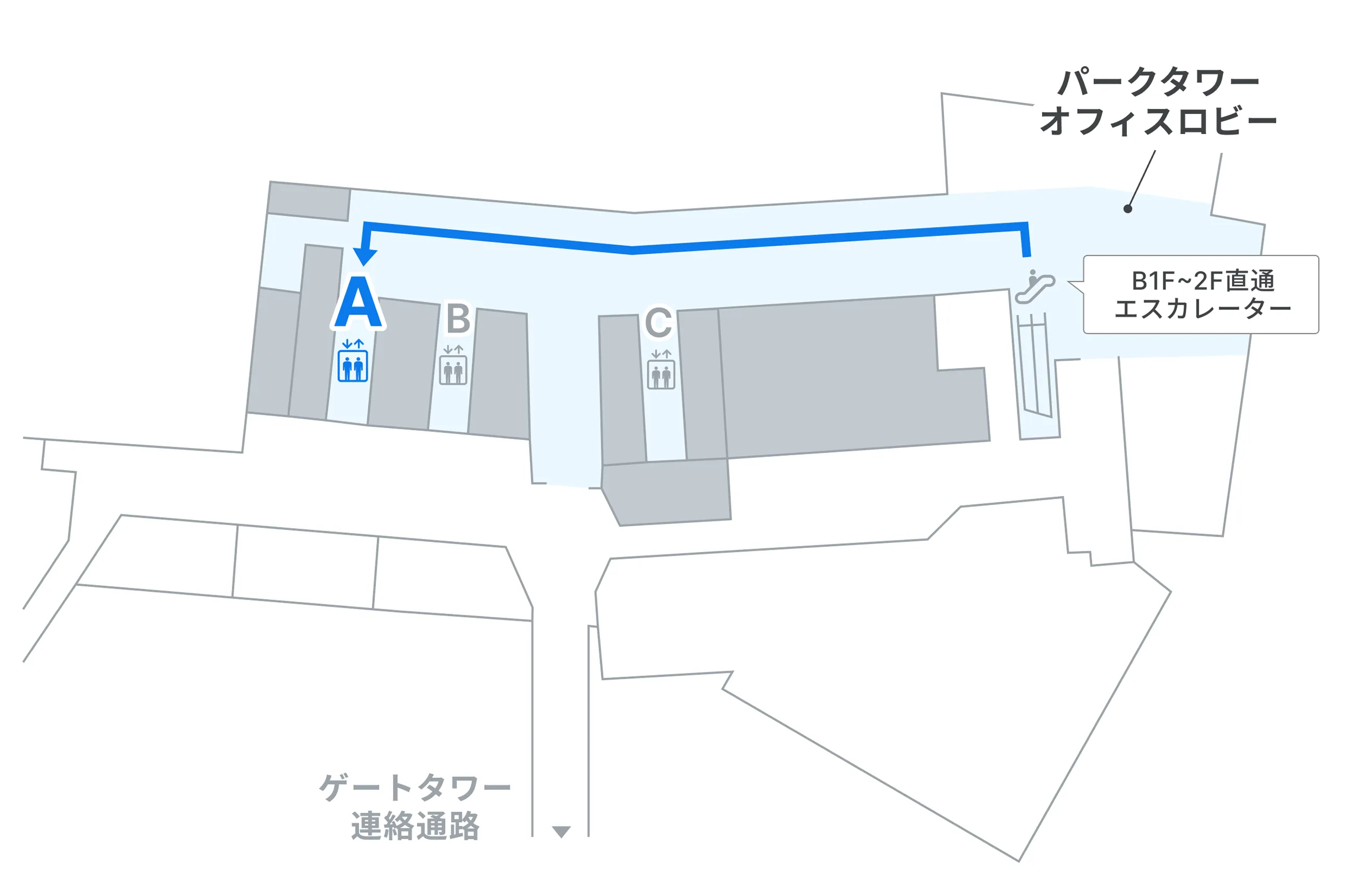 大阪支社 8Fオフィスへのご案内